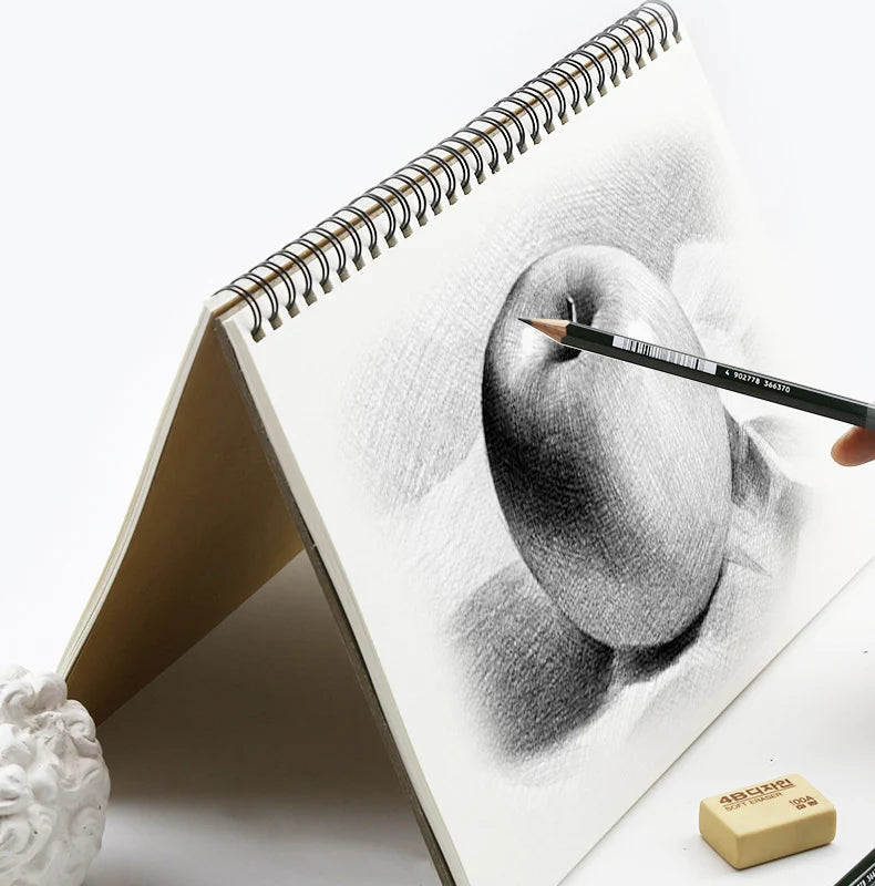 A3/A4/A5/8k/16k Sketchbook Thick Paper 160 GSM Notebook for painting DIY Creative Practice Drawing Art School Supplies - Shoppiline
