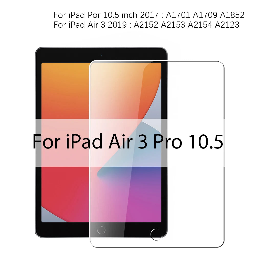 Tempered Glass Screen Protector For Ipad Pro 13 11th M5 M4 2025 12.9 A16 Air 11 5 4 M3 M2 10 9 9th 10th Generation Mini 7 6 Film