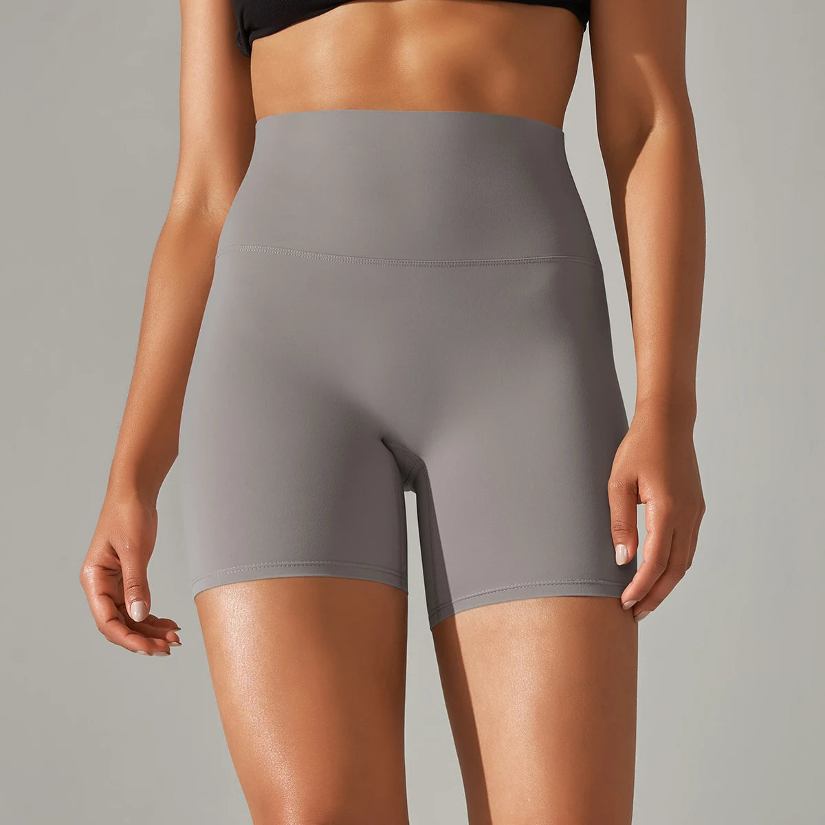 1PC Yoga Shorts Women Fitness Shorts Running Cycling Shorts Breathable Sports Leggings High Waist Summer Workout Gym Shorts
