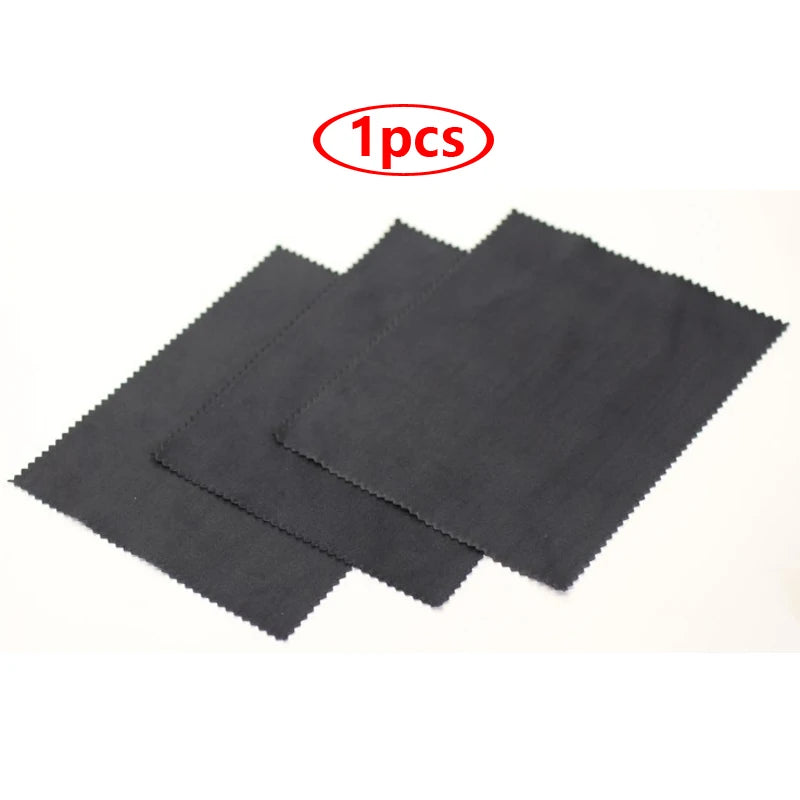 1/20/100/300 Stück/Packung Schwarzes Mikrofaser-Brillenputztuch 13*13cm Brillenreinigungstuch Brillenputzzubehör