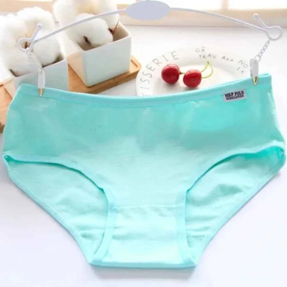 Women's 7 Pack Triangle Briefs - Soft Breathable Comfort Fit Solid Color Underwear, Daily Wear Underpants