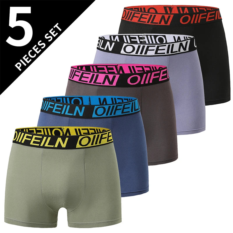 Lot de 5/10 boxers pour hommes, imprimé or noir, confortables et polyvalents, grande taille, sexy, pour jeunes hommes, loisirs sportifs, plage