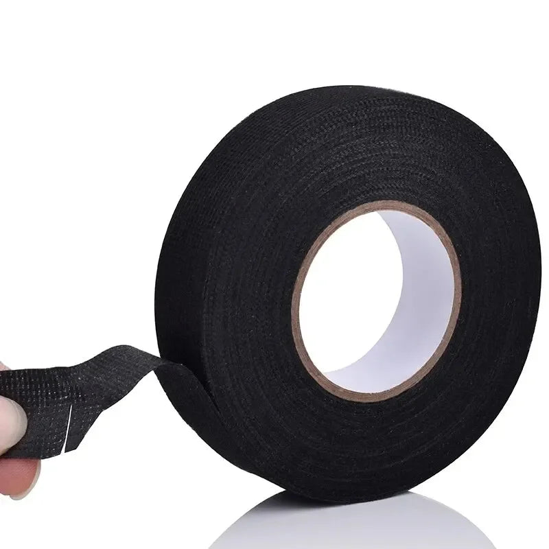 15 Meter Heat-resistant Flame Retardant Tape Coroplast Adhesive Cloth Tape For Car Cable Harness Wiring Loom Protection - Shoppiline