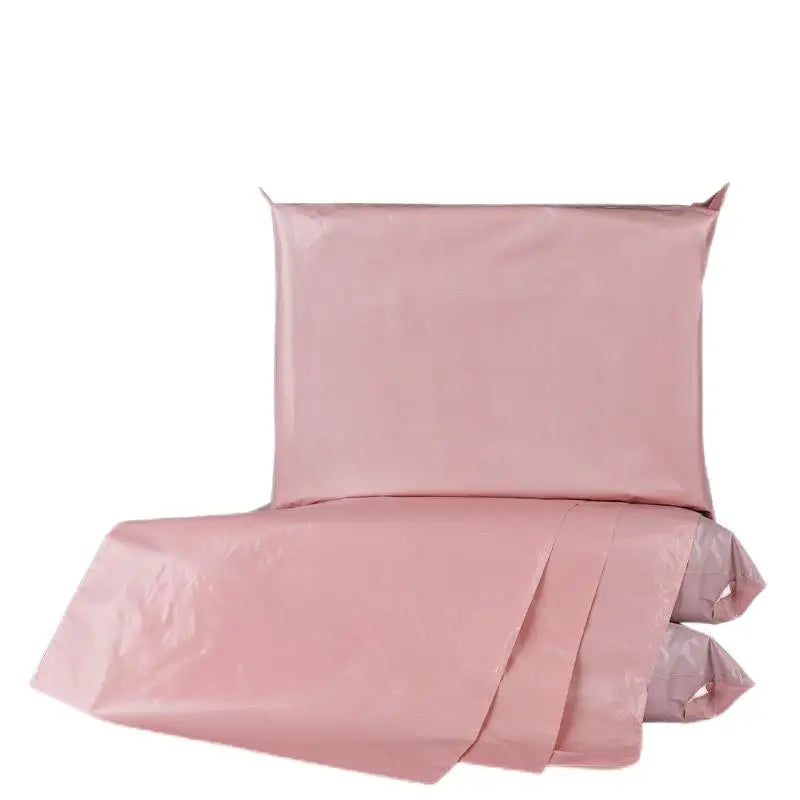 100Pcs Lotus Root Powder Envelope Storage Bags PE Plastic Courier Shipping Bag Waterproof Self Adhesive Seal Pouch Mailing Bags
