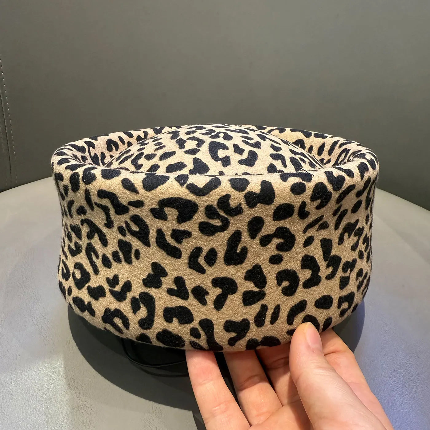 Retro Flight Attendant Ball Hat Women's 100% Wool Felt Beret Party Charming Hat Wedding Cocktail Party Medicine Box Hat