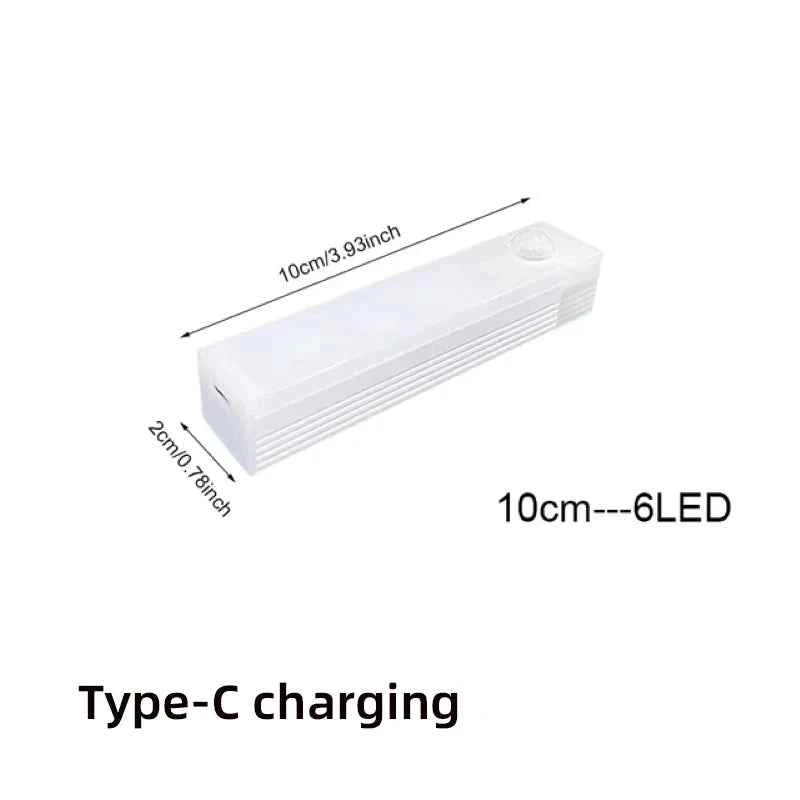 Wireless LED Night Lights Motion Sensor Lights Closet Kitchen Night Lights Bedroom Detector Light Cabinet Staircase Backlit