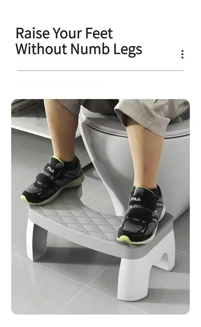 Universal Squatty Potty Toilet Stool - Waterproof Foot Stool for Adults, Kids, Seniors & Pregnancy Support