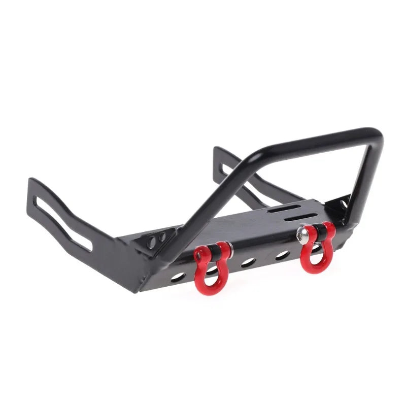 Metall RC Rock Crawler Auto Frontstoßstange Upgrade Teil für 1/10 Axial SCX10 Traxxas TRX4 D110 CC01 - Robustes Offroad Fahrzeugzubeh