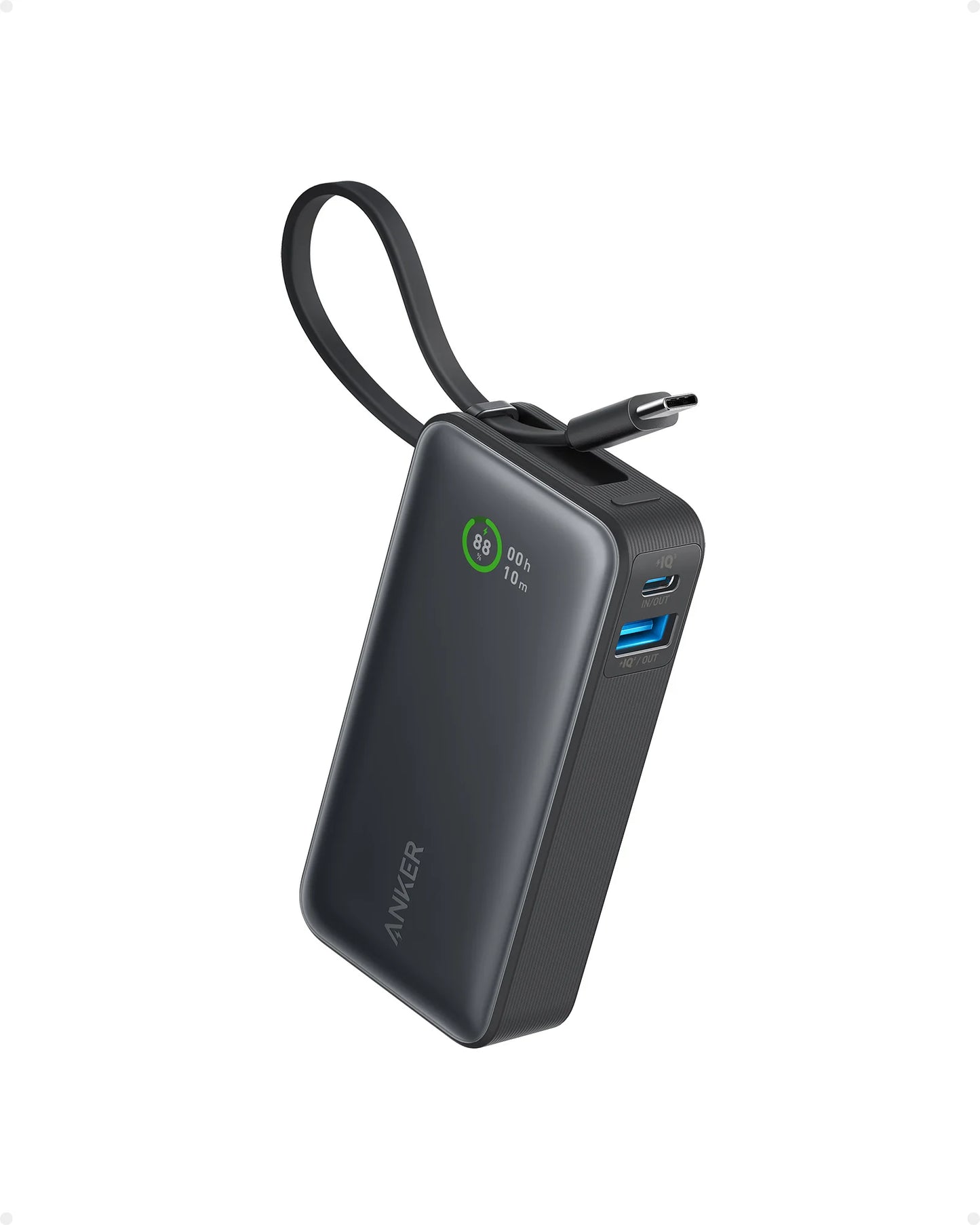 Anker Nano Power Bank 10000mAh PD 30W Spare Battery Portable Power Bank 10K Portable Charger with USB-C Cable for iPhone 17 - Shoppiline