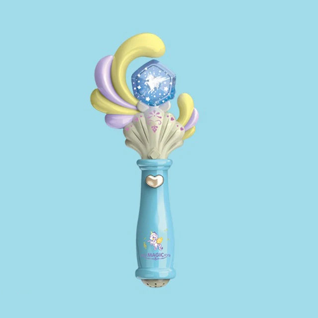 Princess Snow Wand Toy Fairy Girls Glowing Wands Christmas Halloween Children Toys Snowflake Light Sound Sticks Kid Cosplay