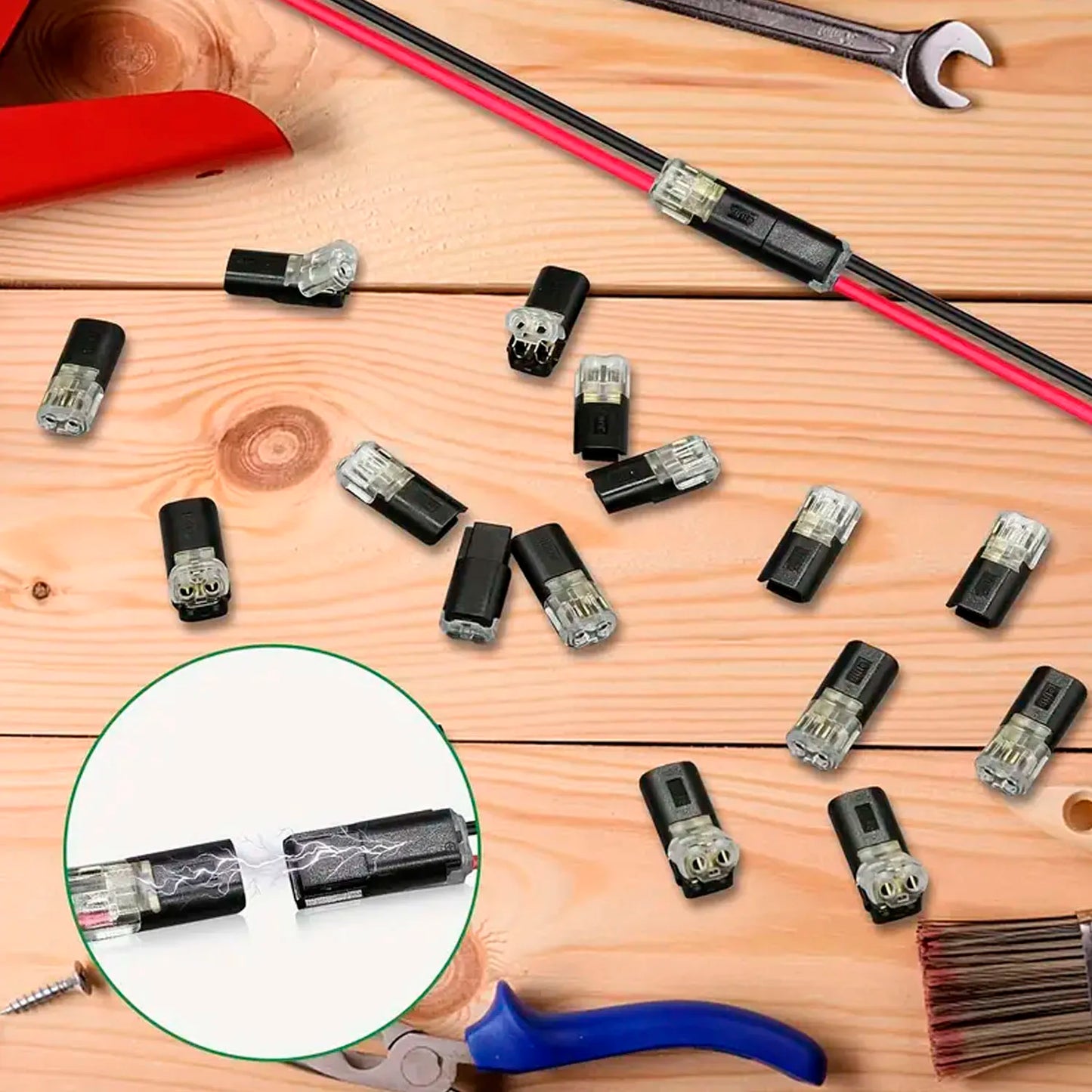 2 Pin Way Plug Car Wire Cable Auto Electrical Connector Strip Terminal Connection Tools New Waterproof Electrical Connector