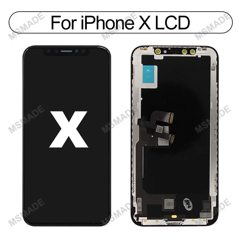 OLED X LCD For iPhone XR XS MAX 11 Display 3D Touch Screen Replace For 12 14 Plus 11 Pro screen incell 12 Pro Max display 13 Min - Shoppiline