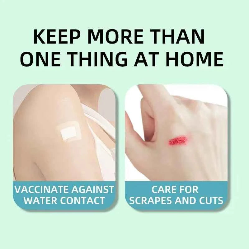 50PCS 38*38mm Transparent PU Square Band-Aid Waterproof Adhesive Bandage Protective Sticker