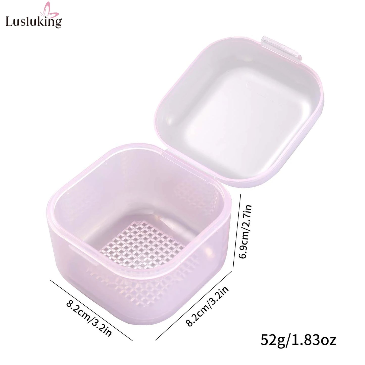 Nail Drill Bits Disinfection Box Double Layer Filtration Cleaning Box Manicure Storage Case Nail Brush Cleaning Container