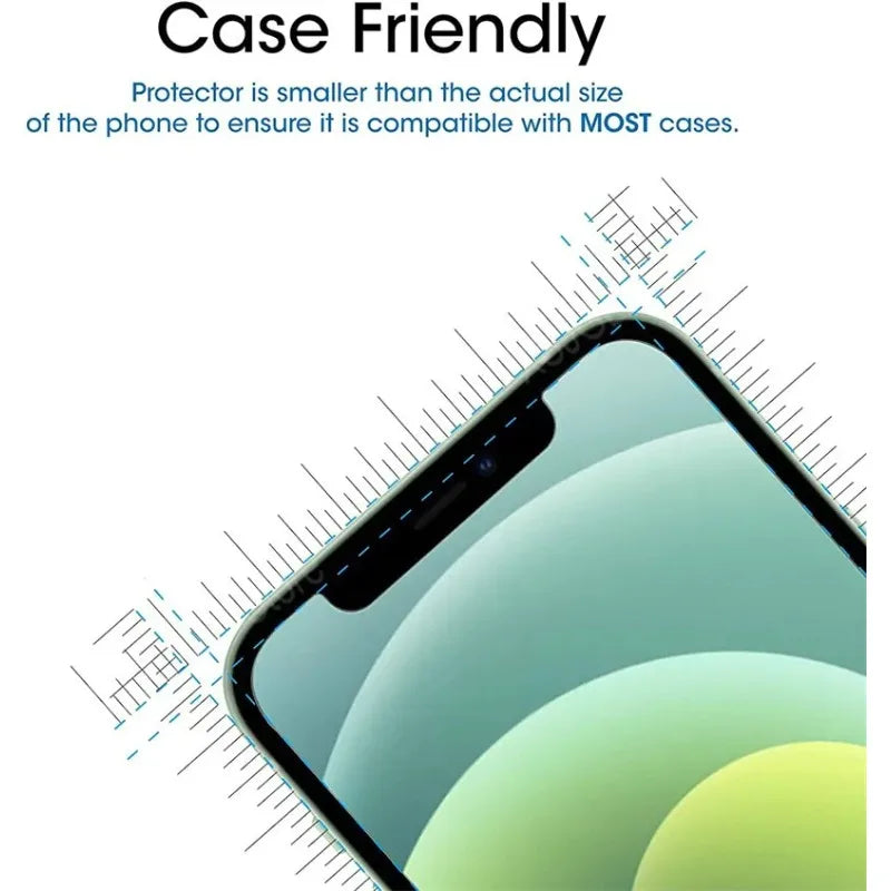 3Pcs Tempered Glass For iPhone 11 12 13 14 15 Pro Max 12 13 Mini screen protector For iPhone 6S 7 8 Plus XR XS Max 16E Glass
