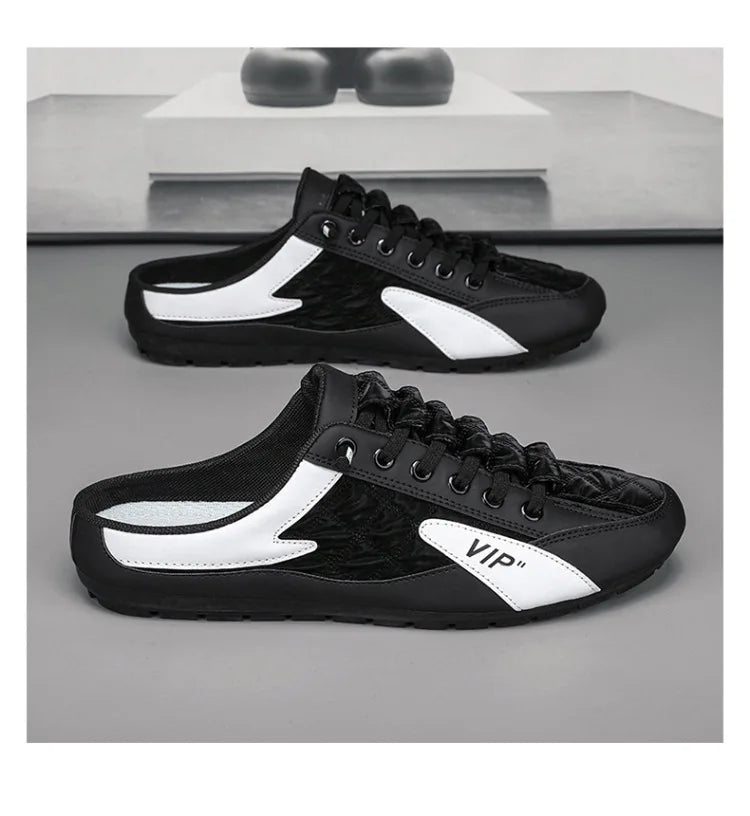 2025 Summer Slippers for Men Trendy Men's Flat Bottom Casual Shoes Soft Sole Support Shoes Men's Sneakers Zapatos De Hombre - Shoppiline