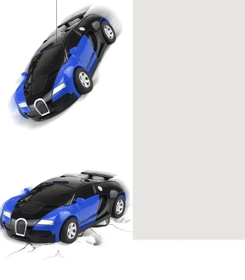 Verformbares Spielzeugauto, Trägheitsaufprall, Ein-Knopf-Verformung, Jungenpuzzle, Kollisionsverformung, Autobot-Roboter