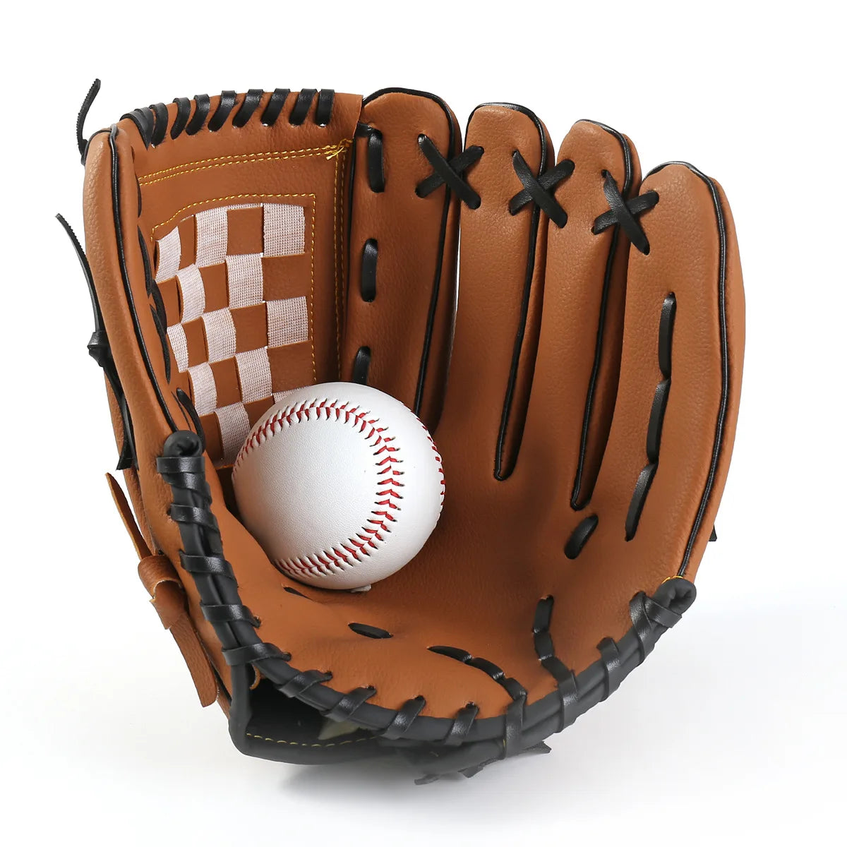 Outdoor camping sport Baseball Gloves Softball Practice Equipment Size 9.5 Left Hand For Kids/Adults Man Woman Training - Shoppiline