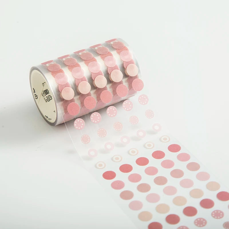 60mm*3m Dot Washi Tape for Diary Scrapbooking DIY Deco Junk Journal Creative Stationery School Supplies Masking Tapes