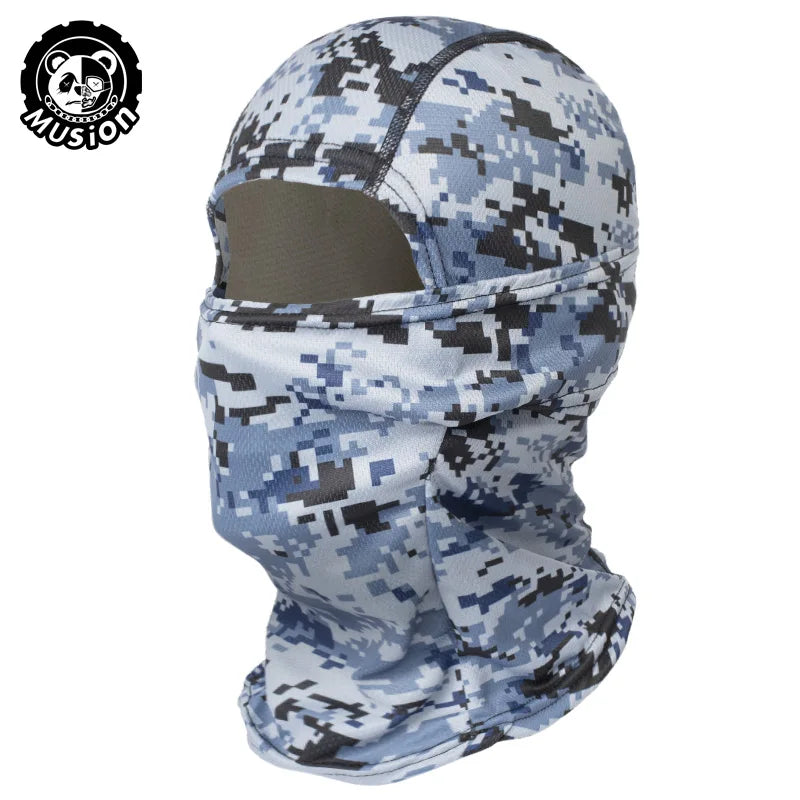 Musion Motorrad Sturmhaube Sonnenschutz Vollgesichtsmaske Atmungsaktives Mesh Airsoft Maske Sturmhaube Fahrrad Radfahren Kopfbedeckung Unde