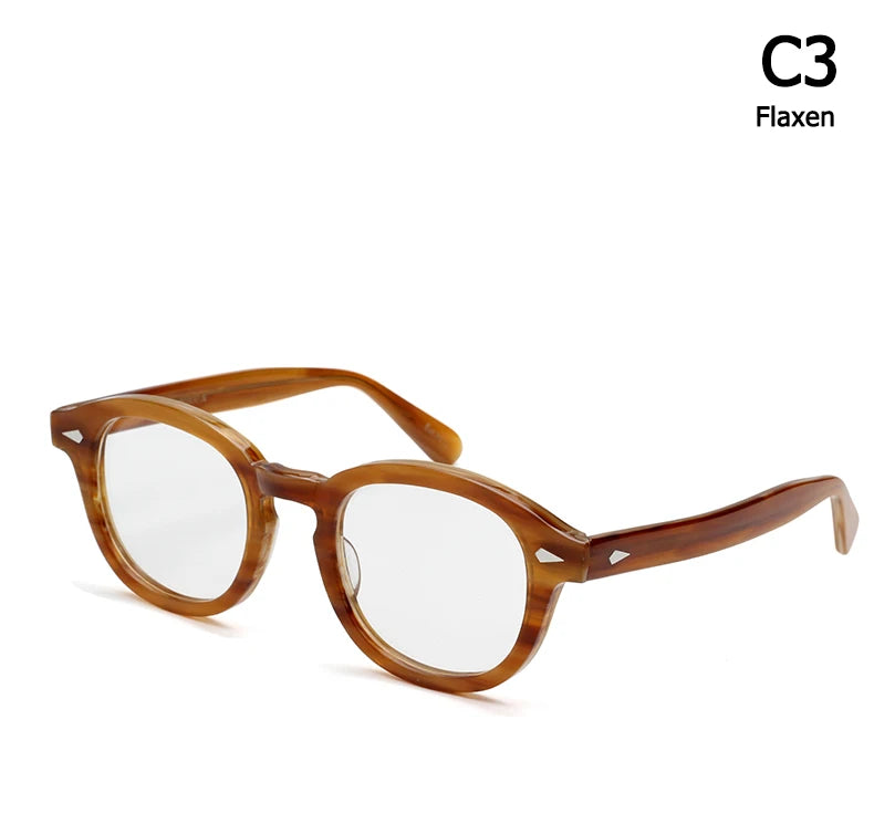 Johnny Depp Lemtosh Eyeglasses Frame Men Optical Glasses Women Computer Goggles Clear Lens Luxury Brand Vintage Acetate Frame