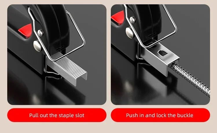 Manual Nailing Gun Light duty Home Use Code Nailing Gun Air Nail Woodworking Special Direct Staple Book Carpentry Tools U/T/N - Shoppiline