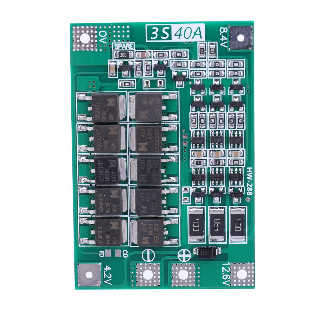BMS 3S/4S 5A 10A 20A 25A 40A 60A Li-ion Lithium Battery Charger Protection Board 18650 For Drill Motor 12V with Enhance/Balance - Shoppiline