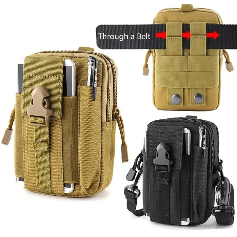 Molle Pouch Multipurpose Waist Bag Tactical Holster Waist Belt Pack Wallet Pouch Purse Phone Case