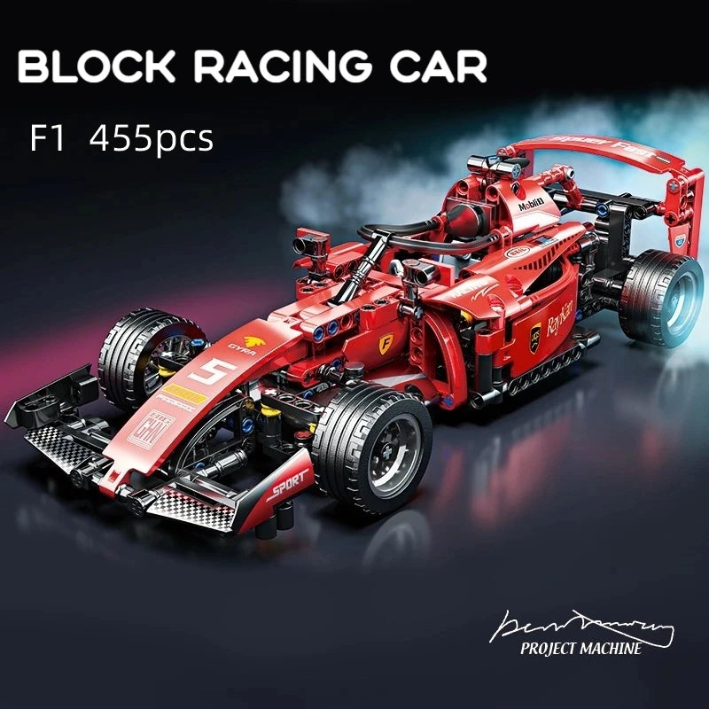 2025 Technical NEW F1 Racing Car Building Blocks Set MOC Model Kit DIY Assembly Bricks Creative Educational Toys For Children - Shoppiline