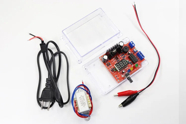 Electronic DIY LM317 Adjustable Voltage Regulated Kit DC Step-down Power Supply Making Parts With Case Soldering Assembly 220V - Shoppiline