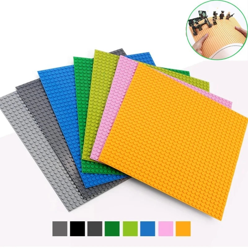 MOC Educational Building Blocks: Creative Construction Kit with Base Plate and Assembly Tool for Educational Puzzle Toys