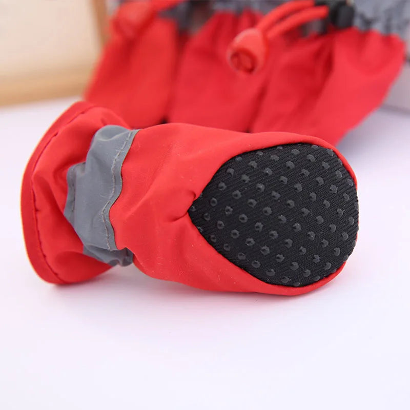 1PC Waterproof Soft Sole Rain Shoes Dog Foot Covers Ideal for Small to Medium Dogs Anti-Slip Protection for Paws