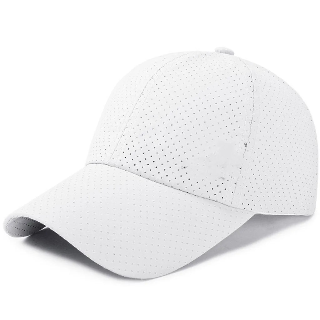 Hat Men Spring Summer Solid Color Mesh Cap Baseball Cap Women Autumn Korean Edition Sunscreen Hat Mesh Breathable Peaked Cap New