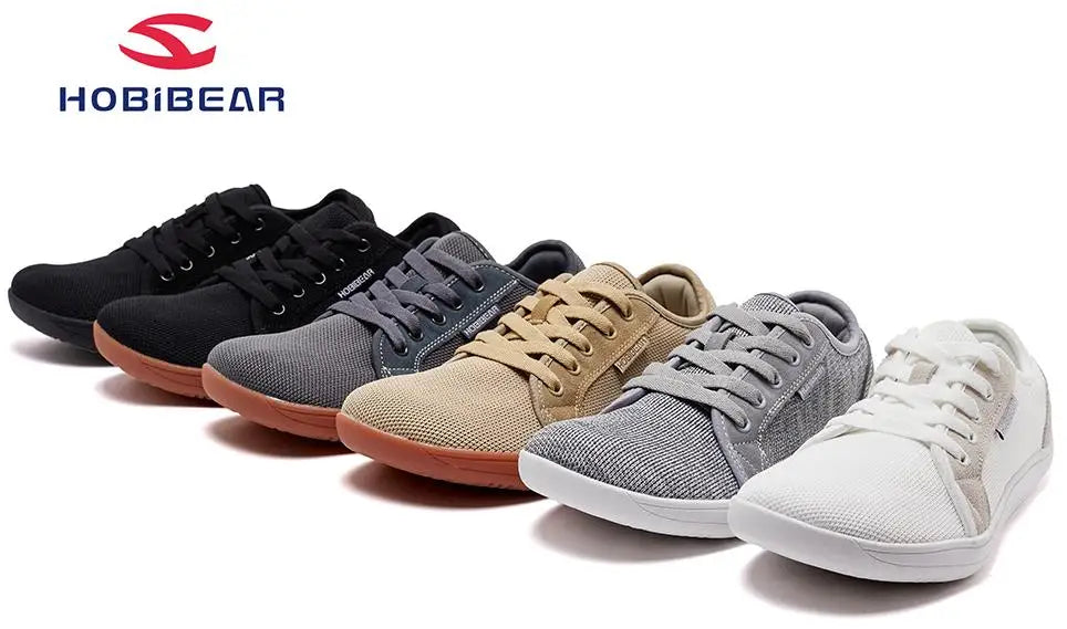 HOBIBEAR Unisex Barfußschuhe mit breiter Zehenbox für Herren und Damen – Outdoor-Trailrunning, minimalistische Wanderschuhe, leicht und atmungsaktiv
