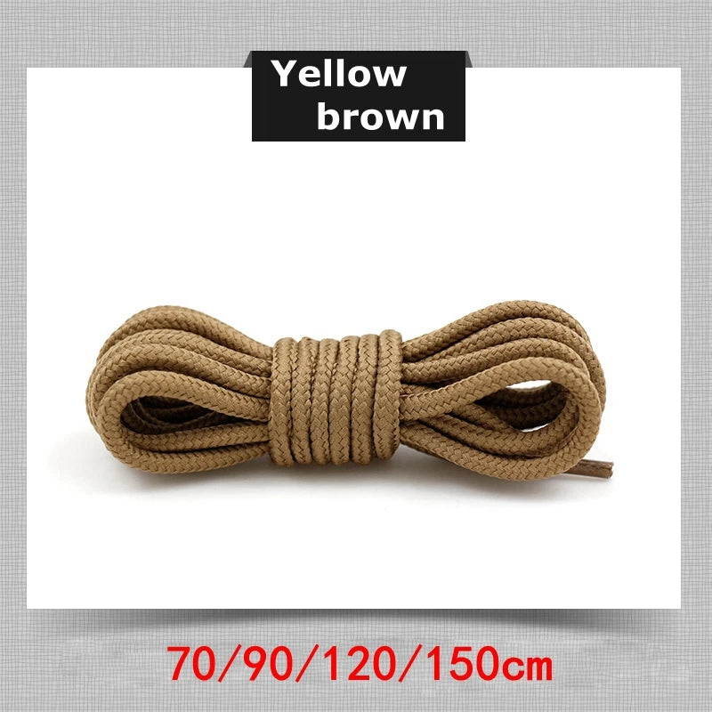 21 Farben Runde Schnürsenkel Polyester Einfarbige Schnürsenkel Outdoor Freizeit Sneakers Stiefel Schuhe Schnürsenkel 70cm/90cm/120cm/150cm 1 Paar