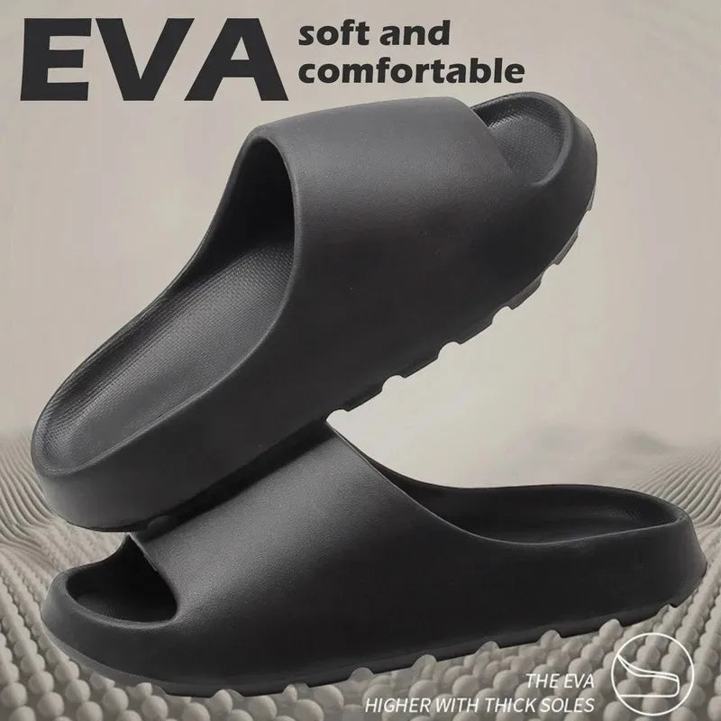 Kokosnuss-Slipper Wolken-Sandalen Dicksohlige Sandalen Sommer-Mode Weichboden Strand Herren-Pantoletten Damen-Sandalen EVA-Slides