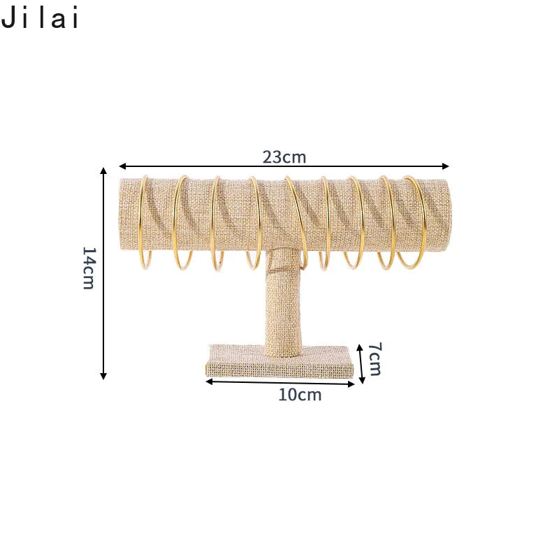 Jilai Flannel Single-layer Bracelet Rack Jewelry Watch Bracelet Rack Display Jewelry Display Rack