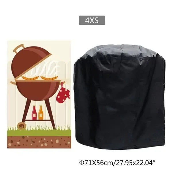 Bbq Barbecue Grill Cover Waterproof Cover Multi-Functional Dust And Waterproof Protective Cover For Barbecue Grills