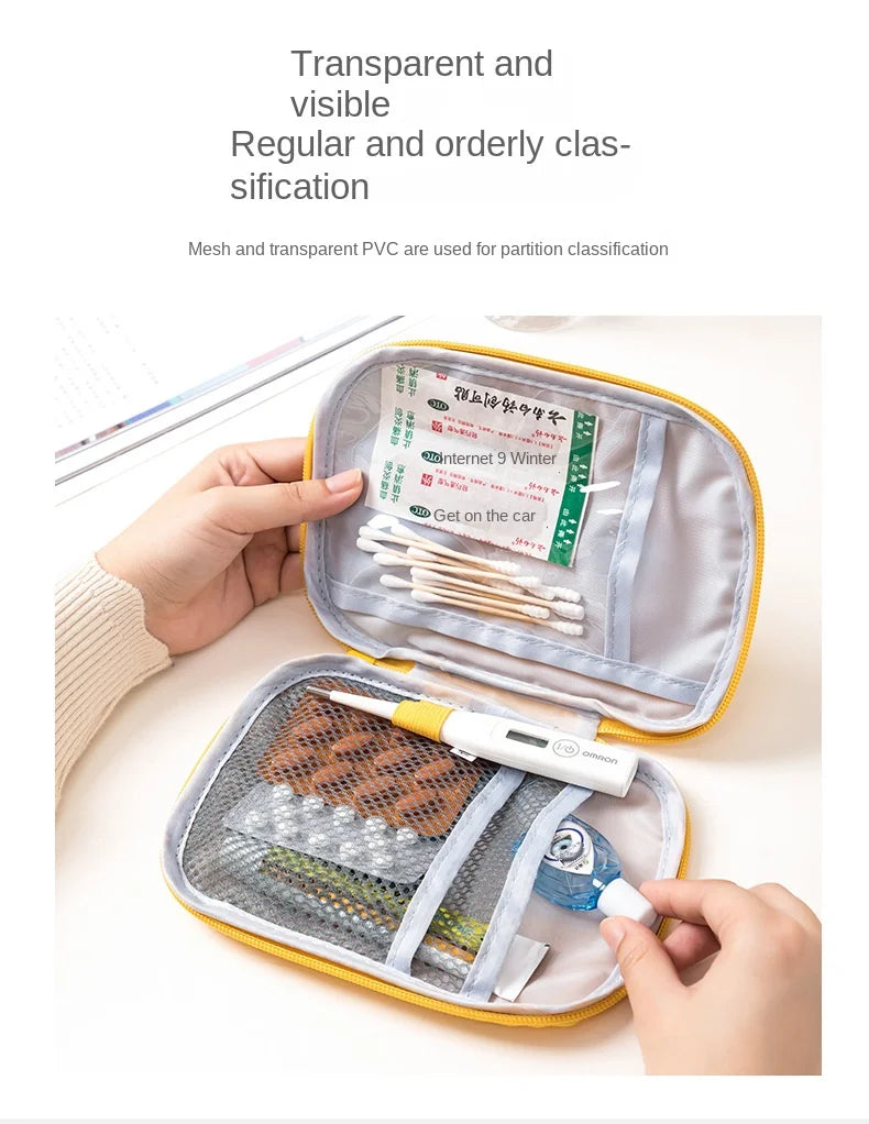 3-teiliges Set, tragbare medizinische Aufbewahrungstasche, Camping-Notfall-Erste-Hilfe-Set-Organizer, Reise-Tasche für Zuhause und Outdoor