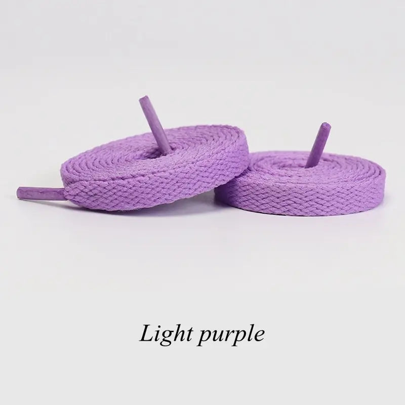 1Paar flache Schnürsenkel, klassische Qualität, Seilschnürsenkel, einfarbig, lässige Turnschuhe, Schnürsenkel, Schuhzubehör 100/120/140/160/180CM