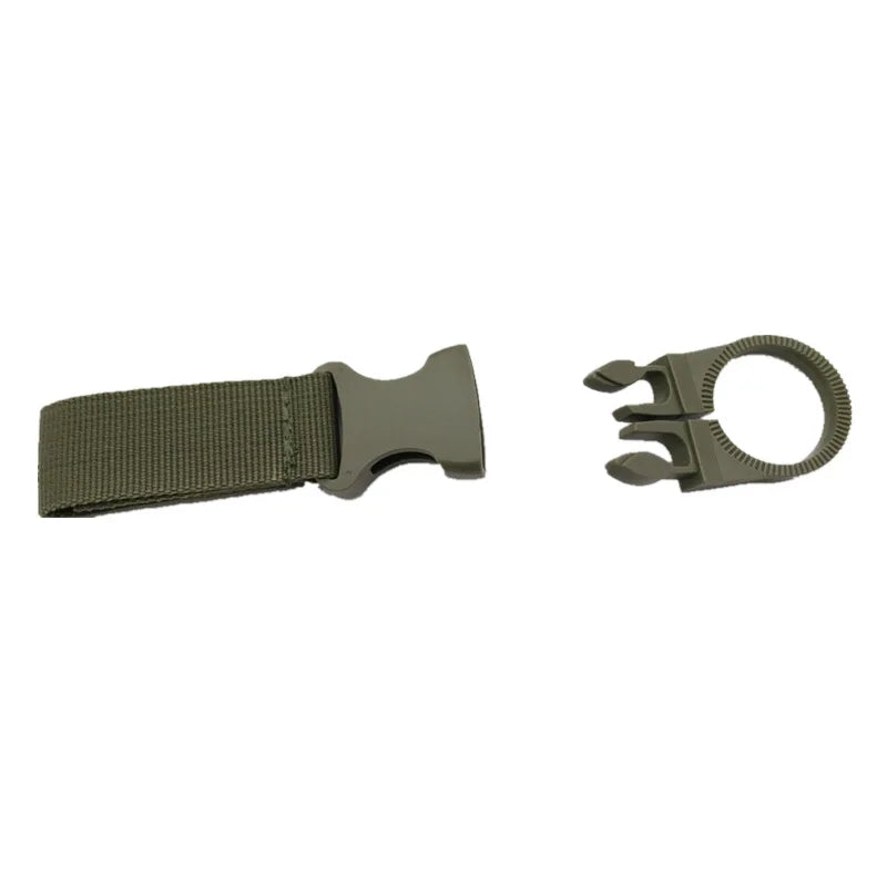 Webbing Water Bottle Holder Climbing Carabiner Belt Backpack Hanger Hooks Clip Multifunction Water Bottle Nylon Buckle Hook Clip