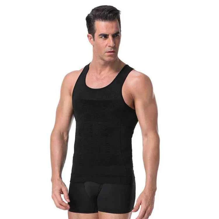 Men Body Shaper Slimming Compression Vest Undershirt Seamless Waist Trainer Tank Top Belly Control Weight Loss Shapewear