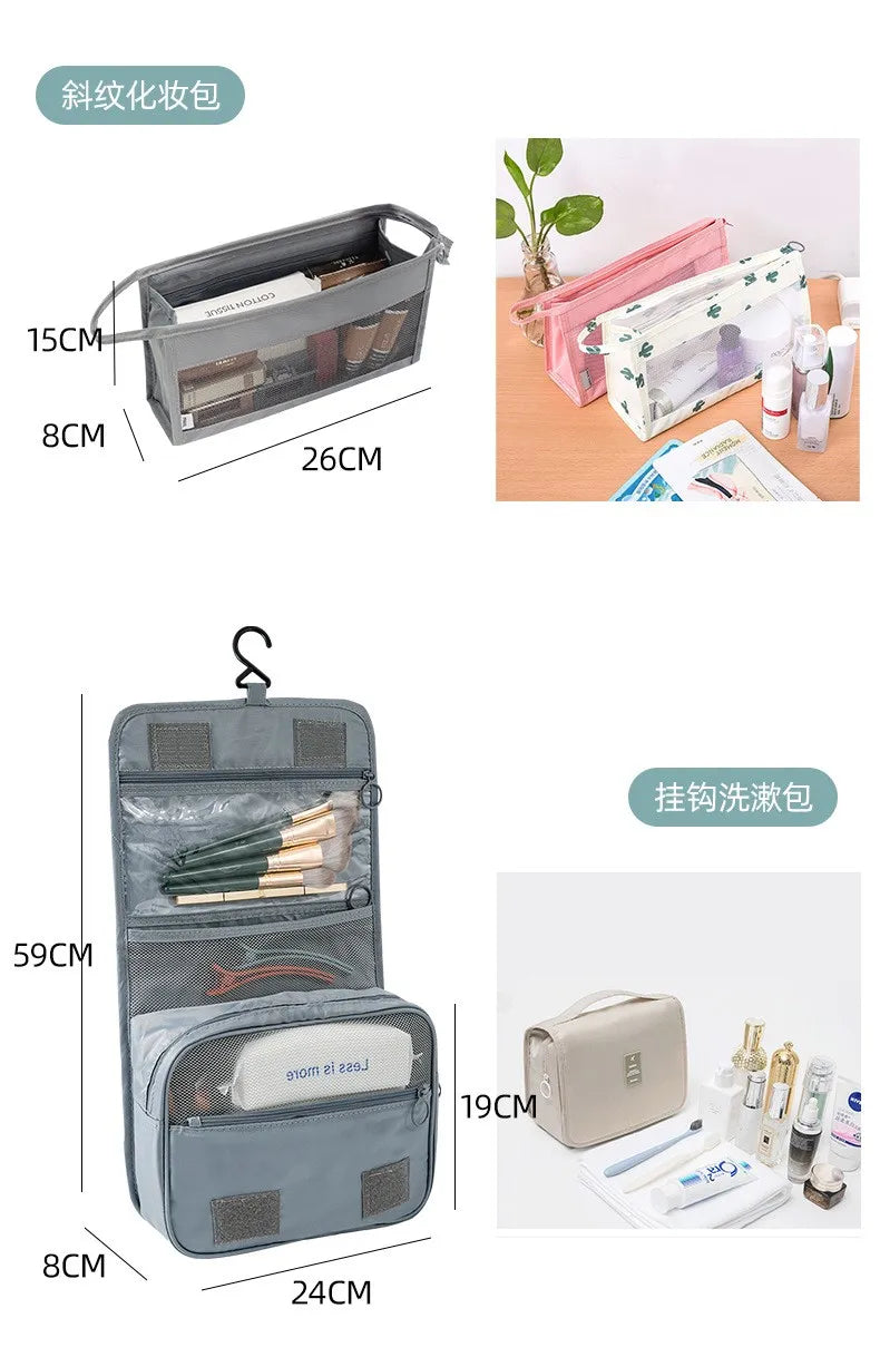 10/7-teiliges Set Reise-Organizer Aufbewahrungstaschen Koffer Packwürfel Tragbarer Kleiderschrank Gepäck Kleidung Schuhtasche Faltbar