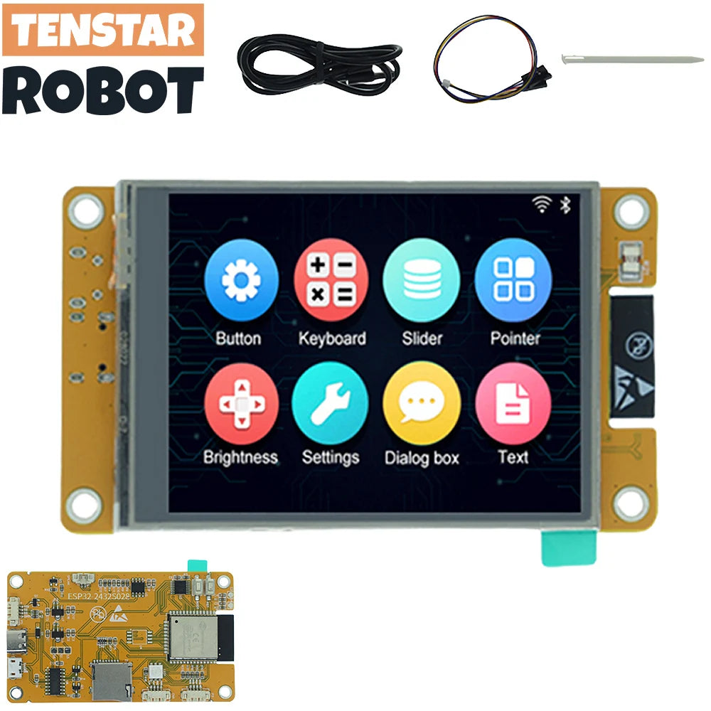TENSTAR ESP32 LVGL WIFI&Bluetooth Development Board 2.8 "240*320 Smart Display Screen 2.8inch LCD TFT Module With Touch WROOM - Shoppiline
