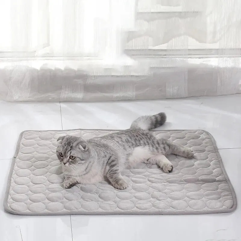 Cat Ice Mats Summer Cat Dog Sofa Nest Bed Cooling Sleeping Pad for Small Dogs Pets Durable Sofa Cooling Pad Blanket