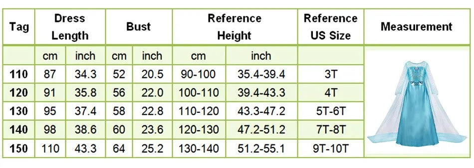 Kids Cinderella Costume Princess Dress for Girls Children Rapunzel Snow White Belle Jasmine Elsa Aurora Cosplay Carnival Dresses