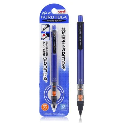 Janpan UNI Kuru Toga Mechanical Pencil M5-452 Drawing Pencil 0.5mm Low Center of Gravity Automatic Rotation School Supplies