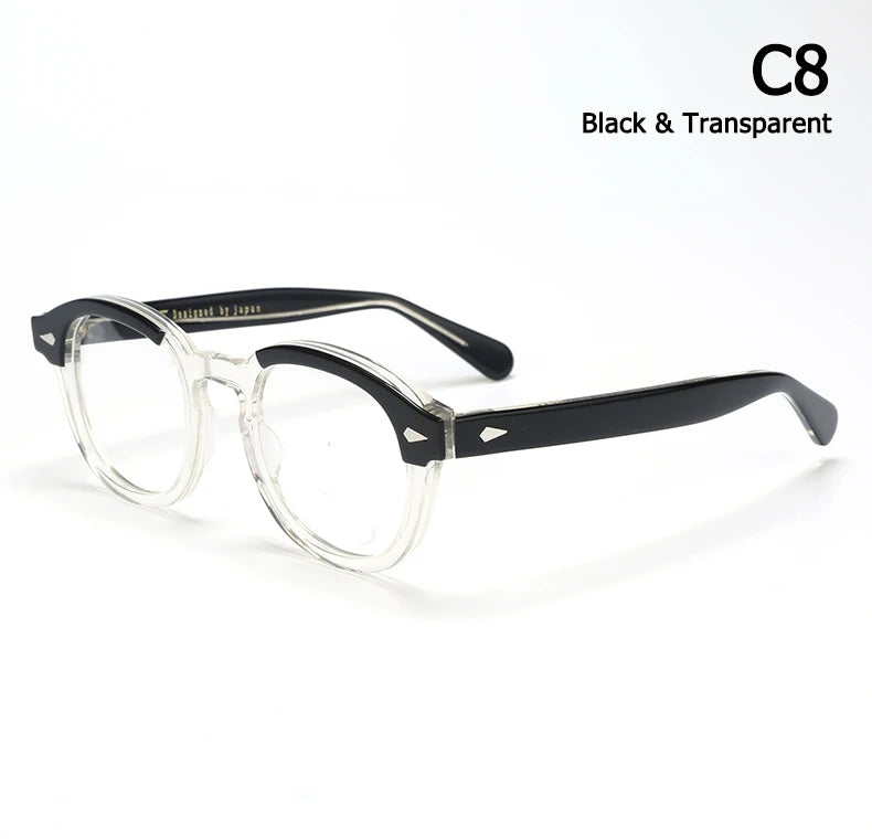 Johnny Depp Lemtosh Eyeglasses Frame Men Optical Glasses Women Computer Goggles Clear Lens Luxury Brand Vintage Acetate Frame