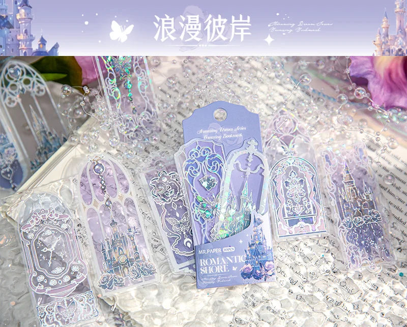 Mr.paper 10 pièces/sac Marque-pages kawaii Streamer Papeterie étudiant marque-pages pour livres marque-pages cadeau amusant accessoires de livre