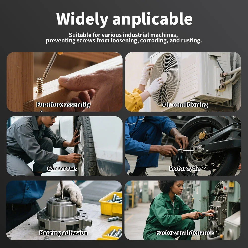 1/2/3pcs Threadlocker Screw Glue Quickly Cured Thread Locking Agent Anaerobic Adhesive Corrosion-Resistant Anti-Loosening Glue